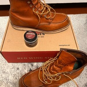 Red Wing Heritage Brown Leather Boots